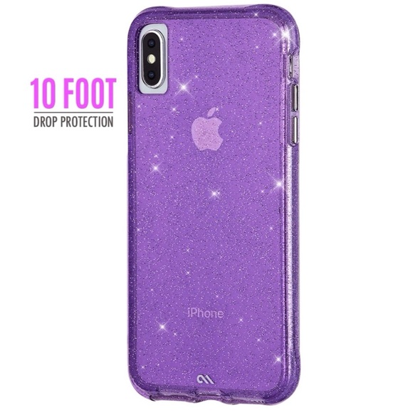 iPhone XS Case Mate Sheer Crystal Purple - Picture 5 of 8